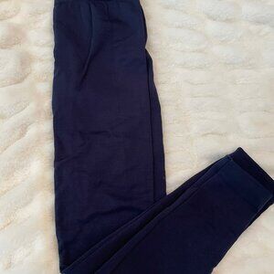 navy leggins, insulated